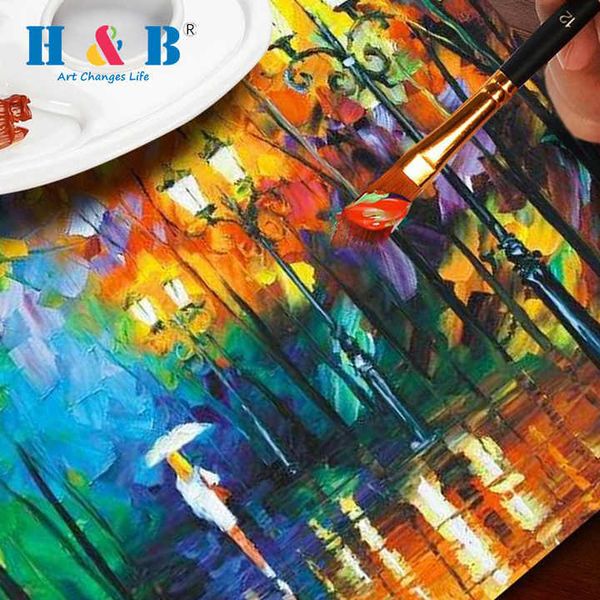 Набор художественных акриловых красок H&B,  24 цвета по 12 мл. HB-AP24 фото
