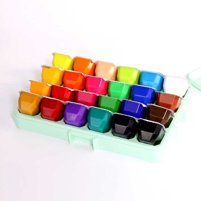 Набор гуашевых красок H&B, 24 цвета, по 30 мл EN-71 фото