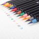 Высококачественный набор двухсторонних акварельных кистей-ручек Н&В FineLiner / Brush Pens 24 шт  HB-BMA фото 5