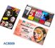 Аквагрим-фарби, для обличчя та тіла на водній основі для Хелловіну, карнавалу, празників 15 кольорів AC8009 фото 1